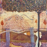 The Gate Portti - 70 ed etsaus, akvatinta, pehmeäpohja 18 x 24 cm